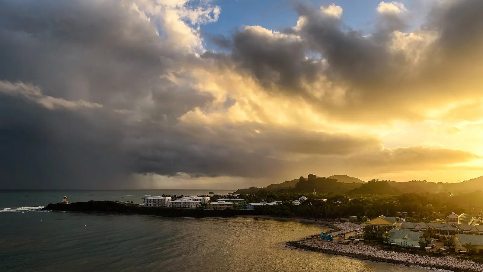 Sunrise over Amber Cove in the Dominican Republic