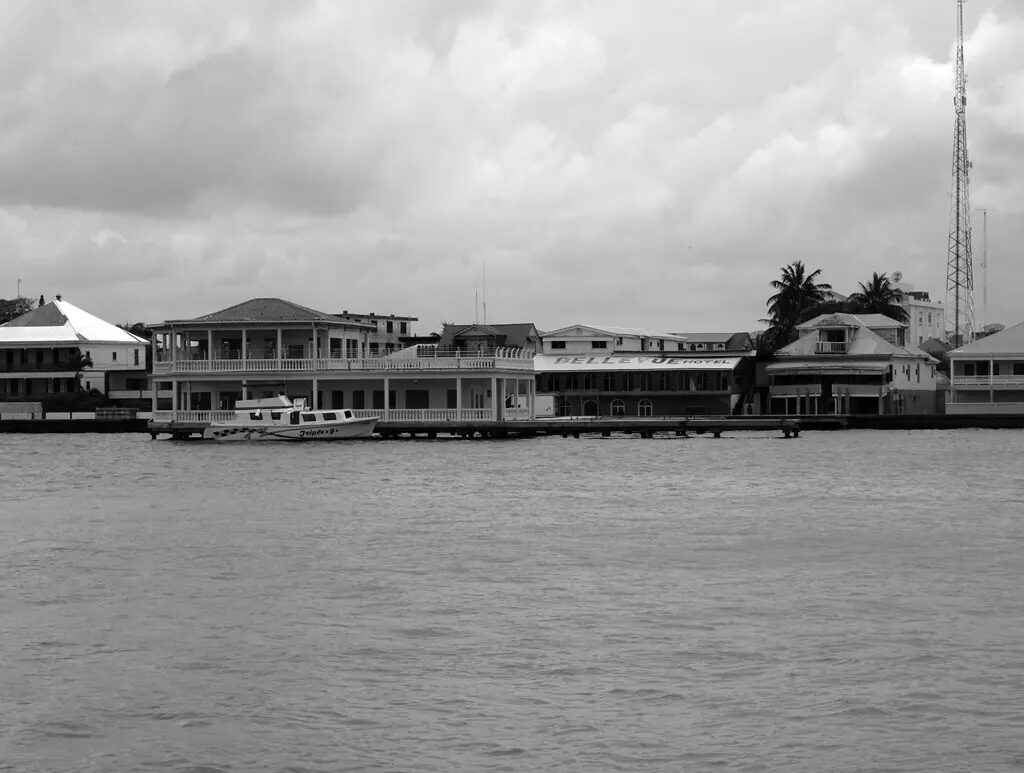 Waterfront in Belize City, Belize