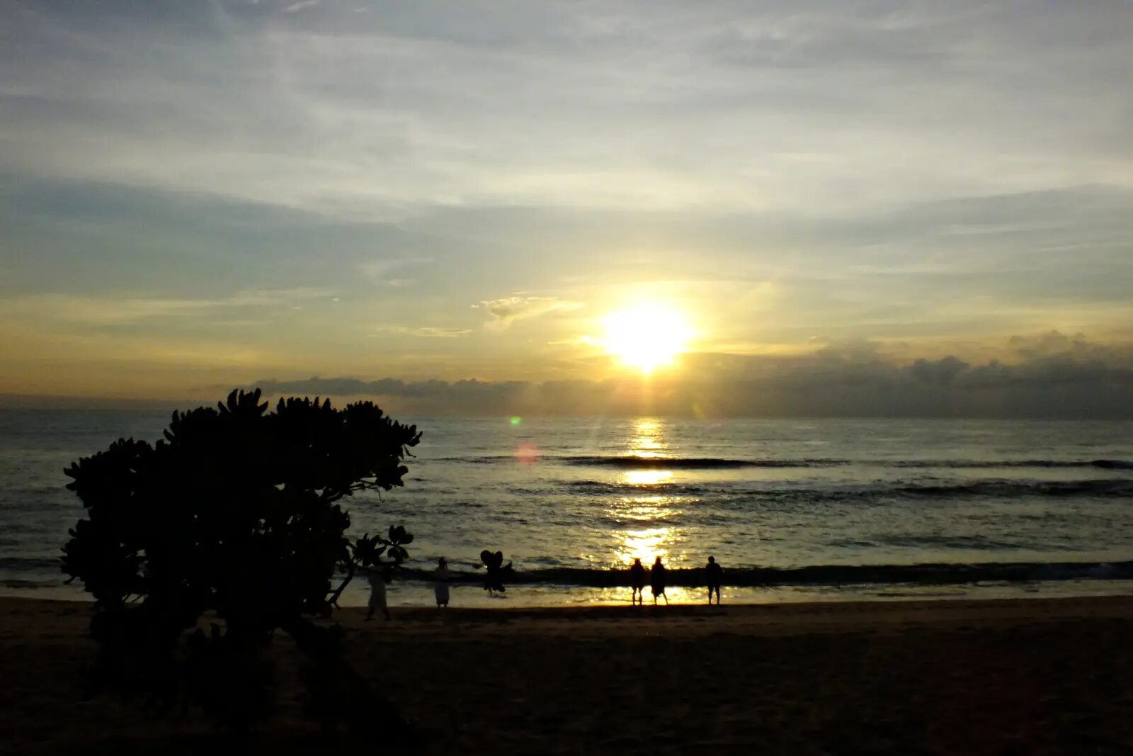 Sunrise at Nusa Dua beach near Benoa, Bali