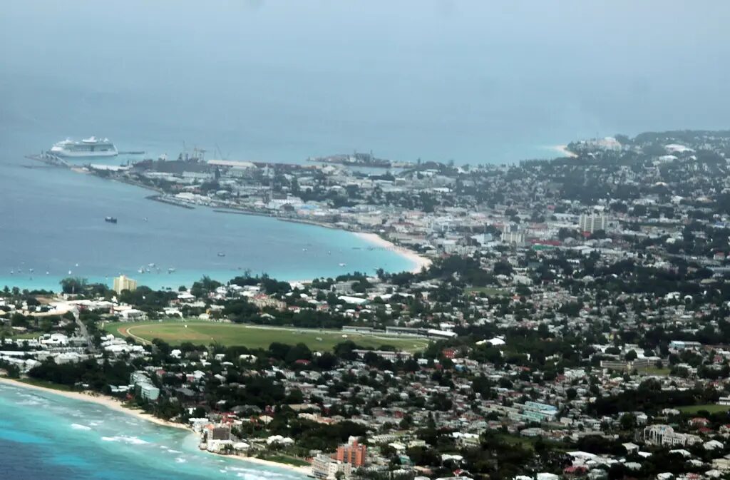 Waterfront and city view of Bridgetown, Barbados