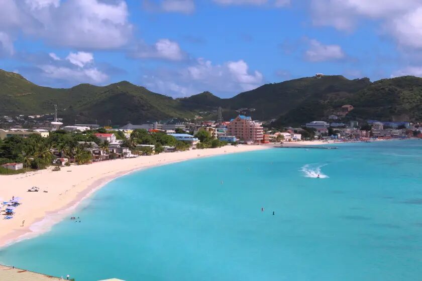 Philipsburg and Great Bay on Sint Maarten